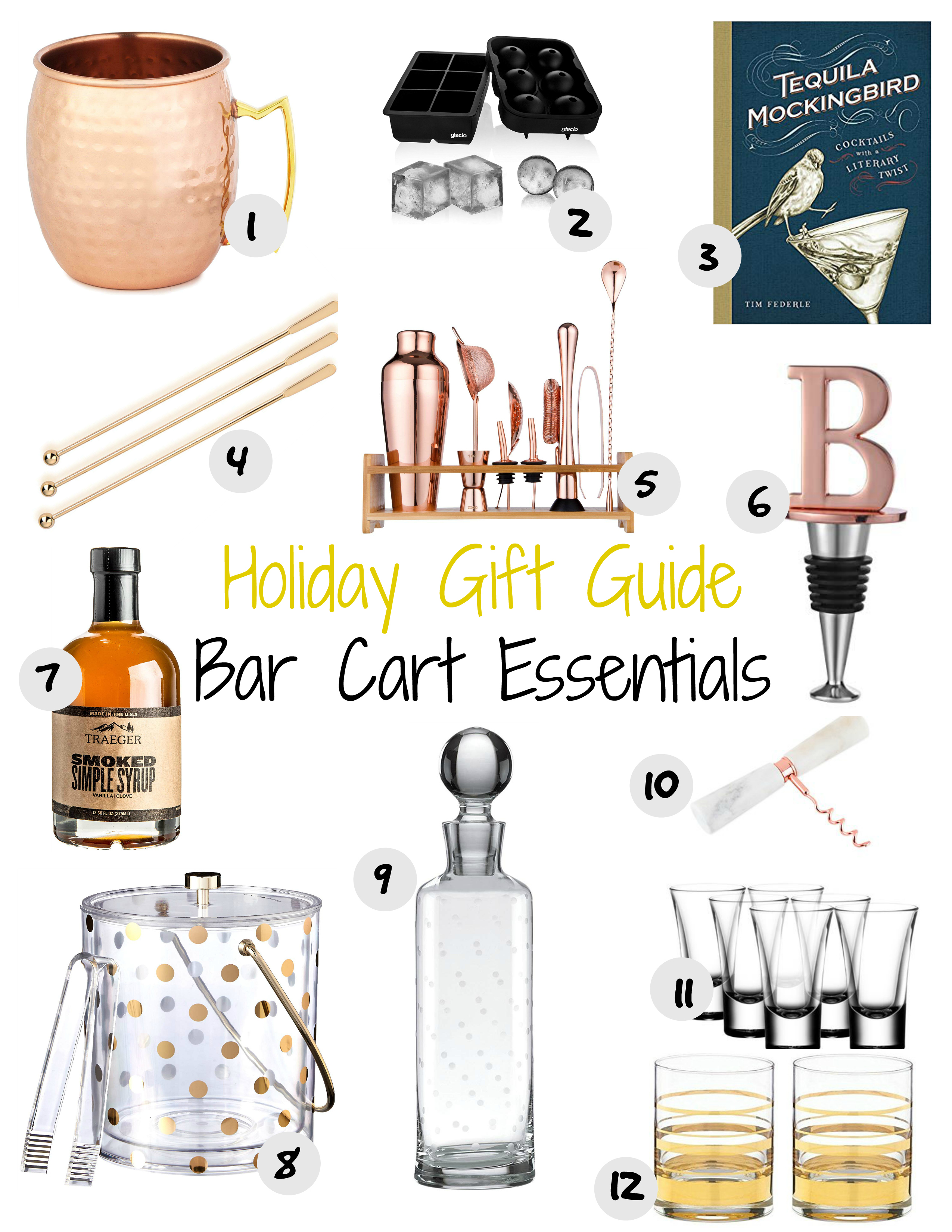 Holiday Gift Guide: Bar Cart Essentials