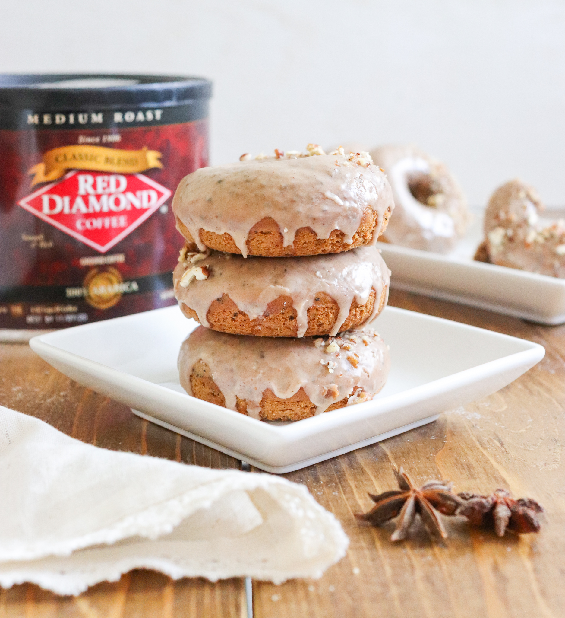 Chai Coffee Baked Donuts